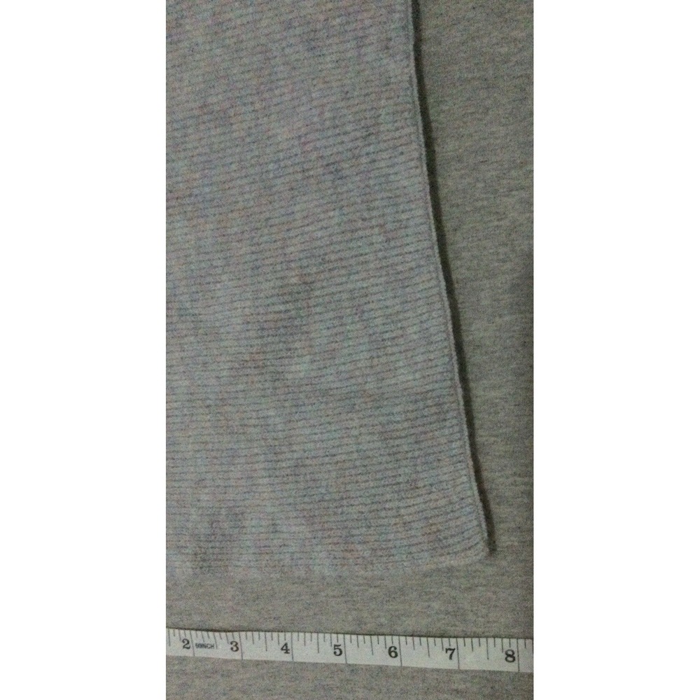 J.Crew gray scarf Ribbed wool polyamide alpaca 68x15.5" one size - Picture 14 of 14